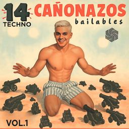 14 Techno Cañonazos Bailables, Vol. 1 cover