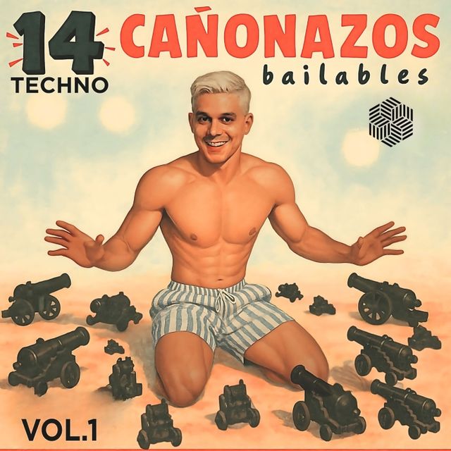 14 Techno Cañonazos Bailables, Vol. 1 cover